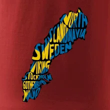 Mapy - názvy měst - Švédsko