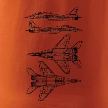 Mig 29 Fulcrum - obrys