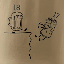 Pivo narozeniny - útes 18 let