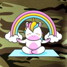 Yoga jednorožec - duha