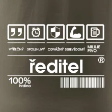 Čárový kód - Ředitel