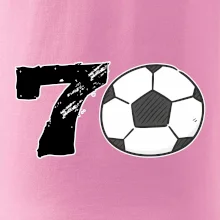 Fotbal kulaté narozeniny 70