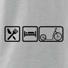 Eat sleep koloběžka velké a malé kolo