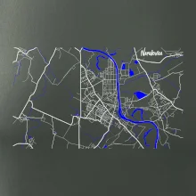 Neratovice - Mapa s vodními toky