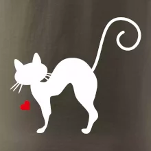 Zamilovaná kočka prohnutá