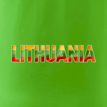 Lithuania - nápis vlajka