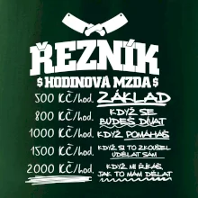 Hodinová mzda řezník
