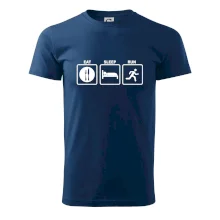Eat sleep run čtverce Eat sleep run čtverce