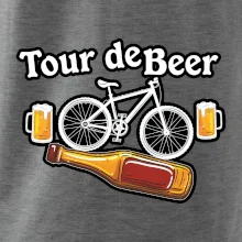 Tour de beer - kolo - pivo a nápis na zádech