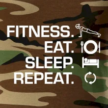 Fitness Eat Sleep Repeat