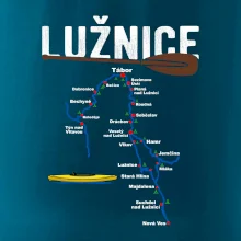 Mapa řeky Lužnice