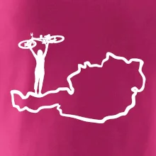 Cyklistka - Mapa Rakouska