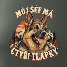 Můj šéf má čtyři tlapky - německý ovčák