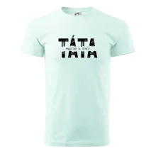 Černý nápis táta a jména dětí