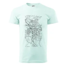 Černobílá mapa Liberec