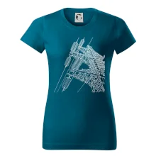 Nákres stožáru vysokého napětí