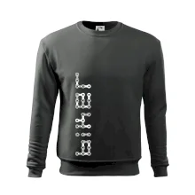 Biker nápis na výšku řetěz