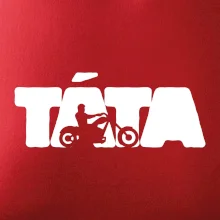Táta nápis - motorka chopper