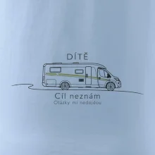 Dítě cíl neznám otázky mi nedojdou obytný automobil