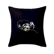 DJ sluchátka zlatá