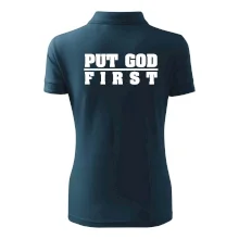 Put God first tlustý nápis