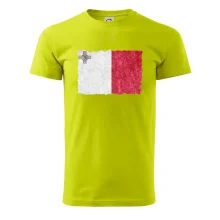 Vlajka Malta okousaná