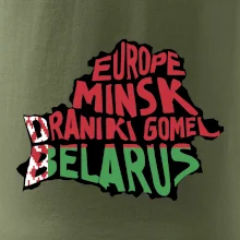 Mapy - názvy měst - Bělorusko