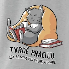 Tvrdě pracuju, aby se kočka měla dobře
