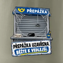 Přepážka uzavřena běžte k vedlejší