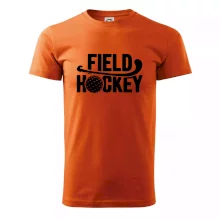 Field hockey míček a nápis