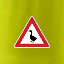 Dopravní značka - Pozor husa