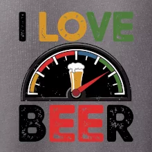 I love beer - palivoměr