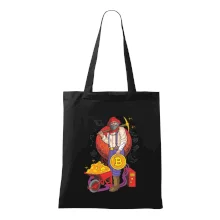 Horník těží bitcoiny