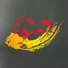 Dva běžící koně