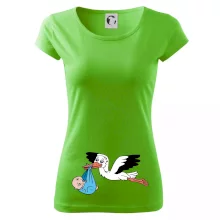 Čáp a miminko - kluk (Hana-creative)