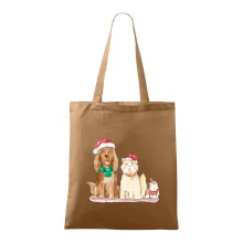 Veselé vánoce - pes, křeček a kočka