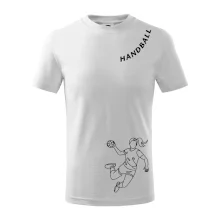 Handball nápis šikmo