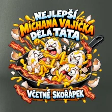 Nejlepší míchaná vajíčka dělá táta Včetně skořápek