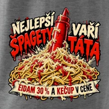Nejlepší špagety vaří táta Eidam 30 procent a kečup v ceně