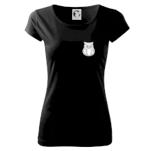 Sova kreslená na prsu