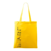 Biker nápis na výšku řetěz