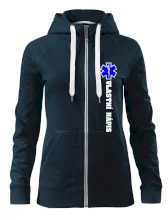 Hvězda života - vlastní nápis vpředu a vzadu