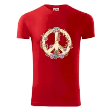 Peace symbol pískový