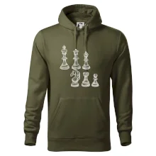 Šachové figurky kreslené