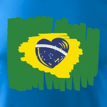 Brazílie vlajka srdce