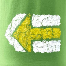 Párová turistická značka žlutá