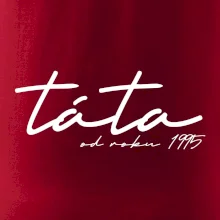 Psací nápis táta s ročníkem