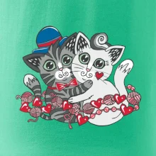 Kočky v objetí (Pecka design)