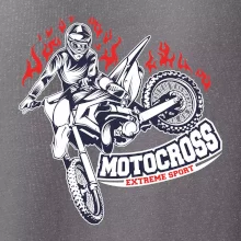 Motocross extreme sport fire