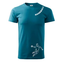 Handball nápis šikmo